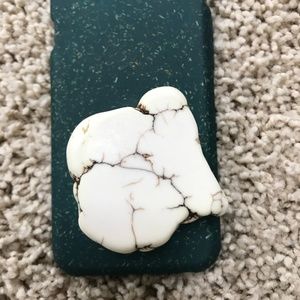 White Turquoise popsocket/phone grip cap (OBO)